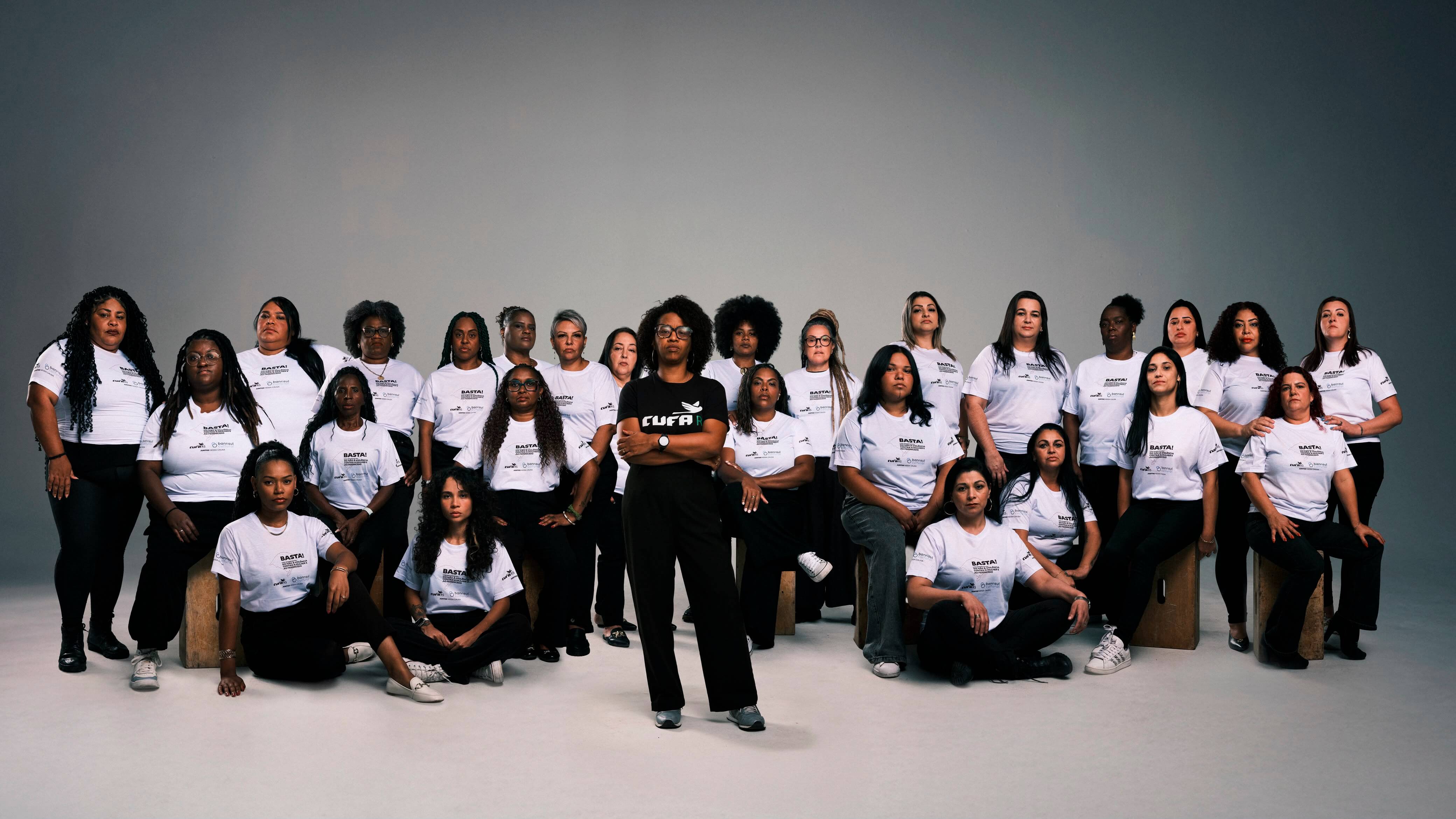 Capa CUFA RS e Banrisul Cultural se unem em campanha de combate à violência contra a mulher e ao feminicídio no Rio Grande do Sul
