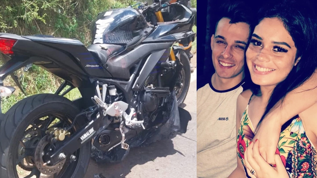 Capa Casal de jovens morre após colisão entre motocicleta e van