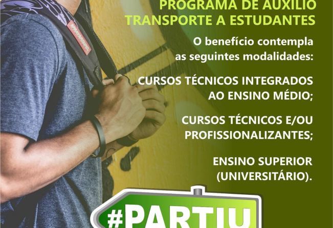 Capa Partiu estudar: prefeitura abre inscrições para o primeiro semestre de 2023