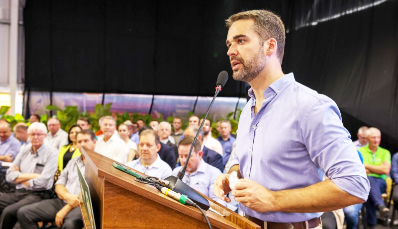 Capa Na Expoagro, governador Eduardo Leite projeta novos investimentos para enfrentar a estiagem