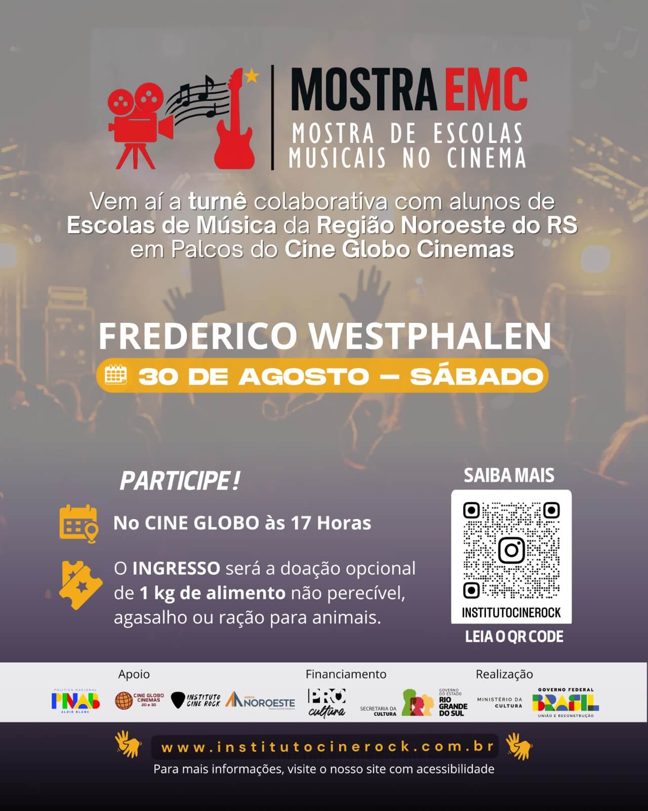 Capa Mostra EMC chega ao Cine Globo de Frederico Westphalen