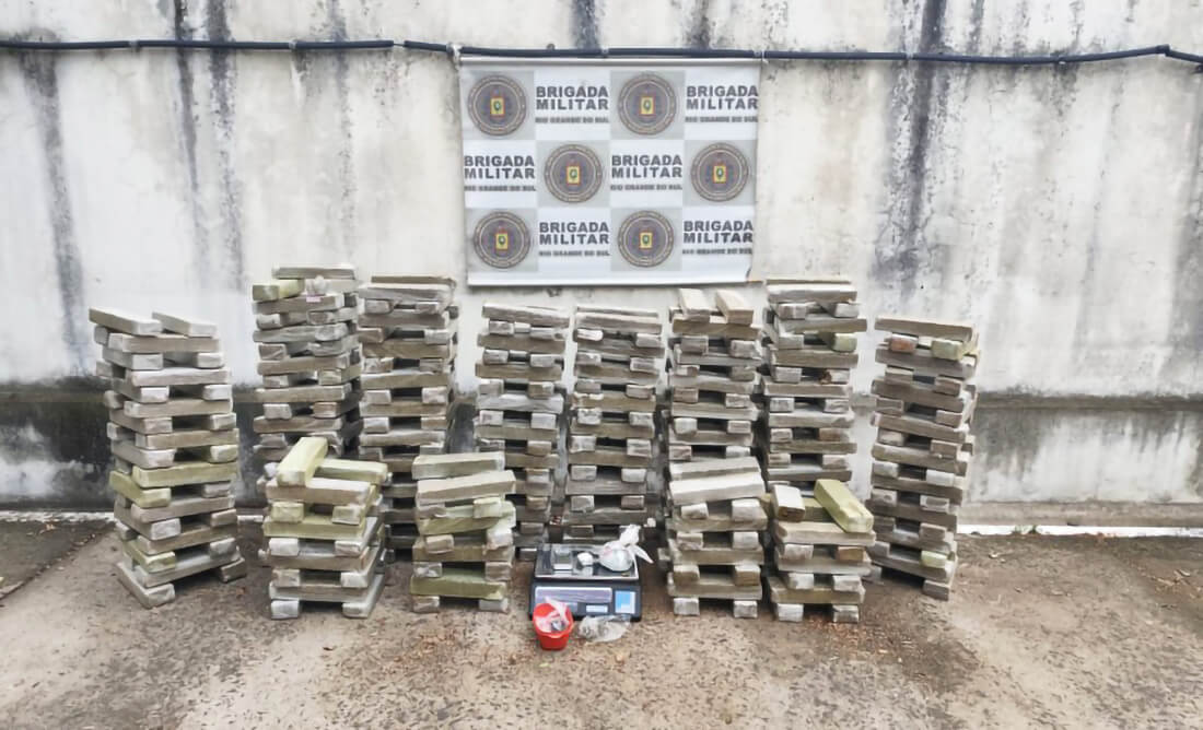 Capa Em menos de 24 horas, BM apreende mais de meia tonelada de maconha no Estado