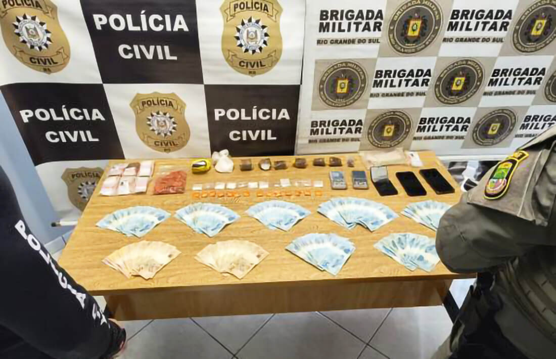 Capa Operação Integrada em Horizontina frustra roubo a joalherias e prende três por tráfico