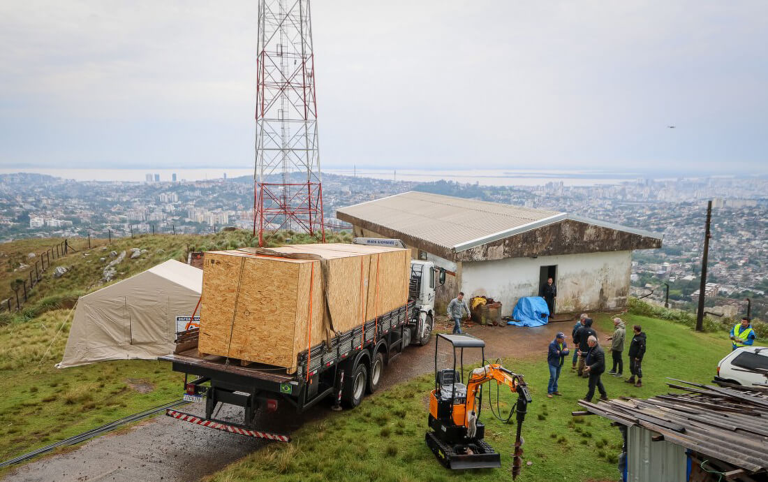 Capa Radar meteorológico é instalado para prevenir desastres no Rio Grande do Sul