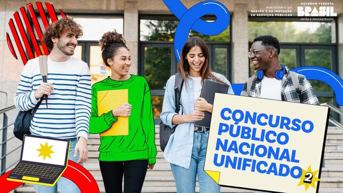 Capa Concurso Nacional Unificado (CNU) lança 2ª edição com mais de 3,6 mil vagas
