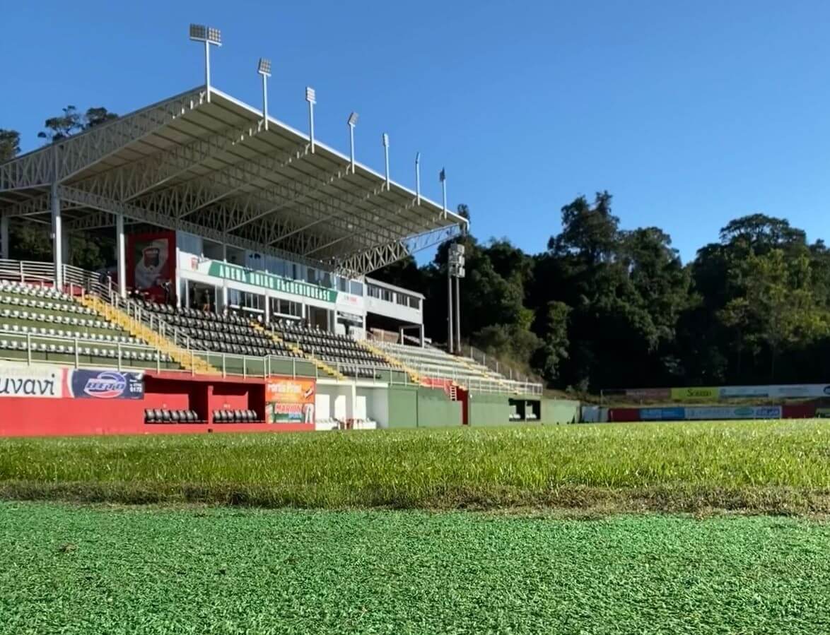 Capa Arena do União Frederiquense passa por vistoria antes de estreia em casa na Série A2