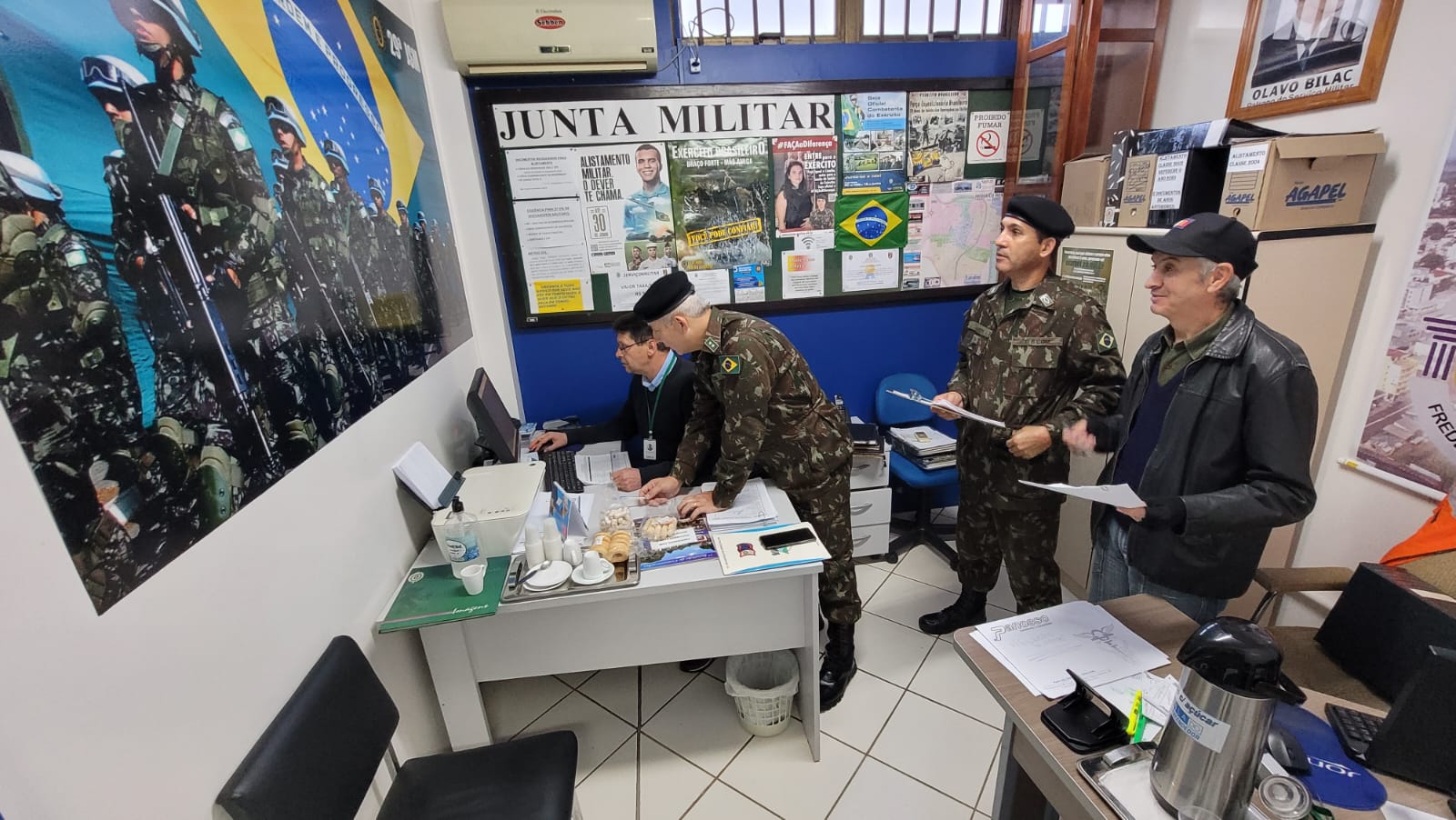 Capa Junta Militar convoca jovens para regularização em Frederico Westphalen