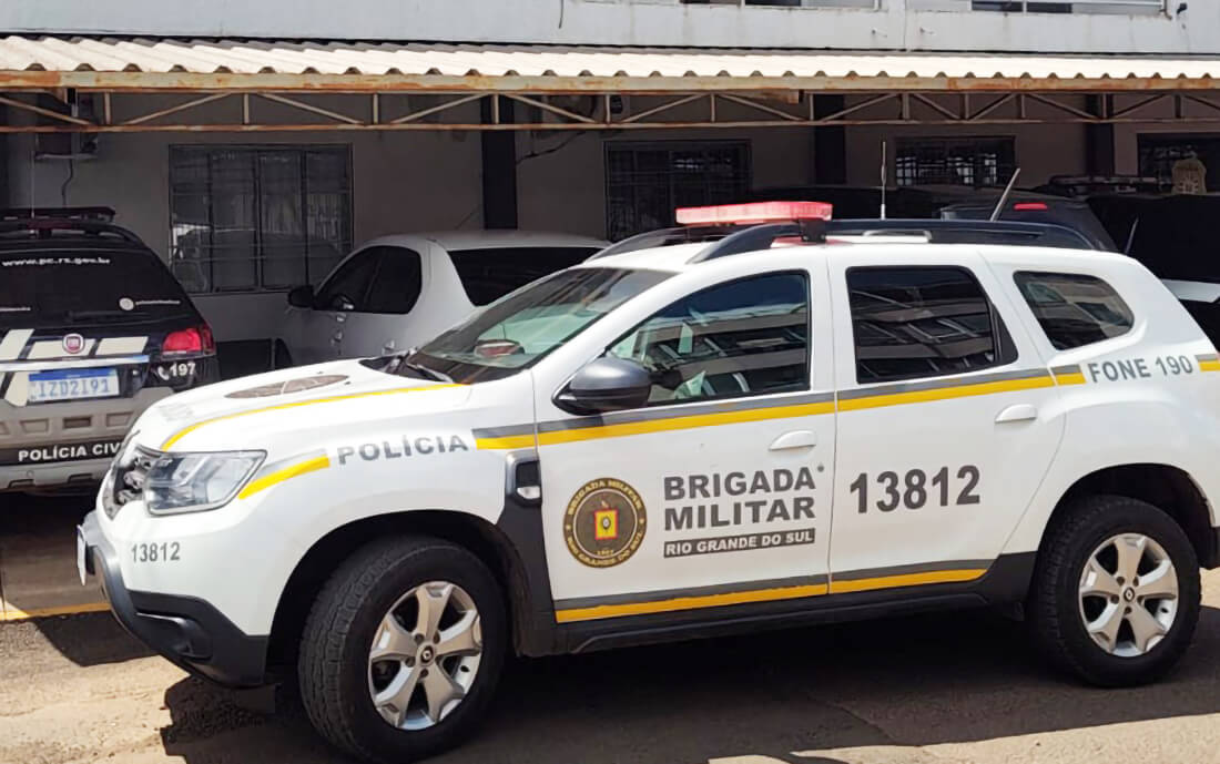 Capa Brigada Militar prende mulher por furto de veículo em Planalto