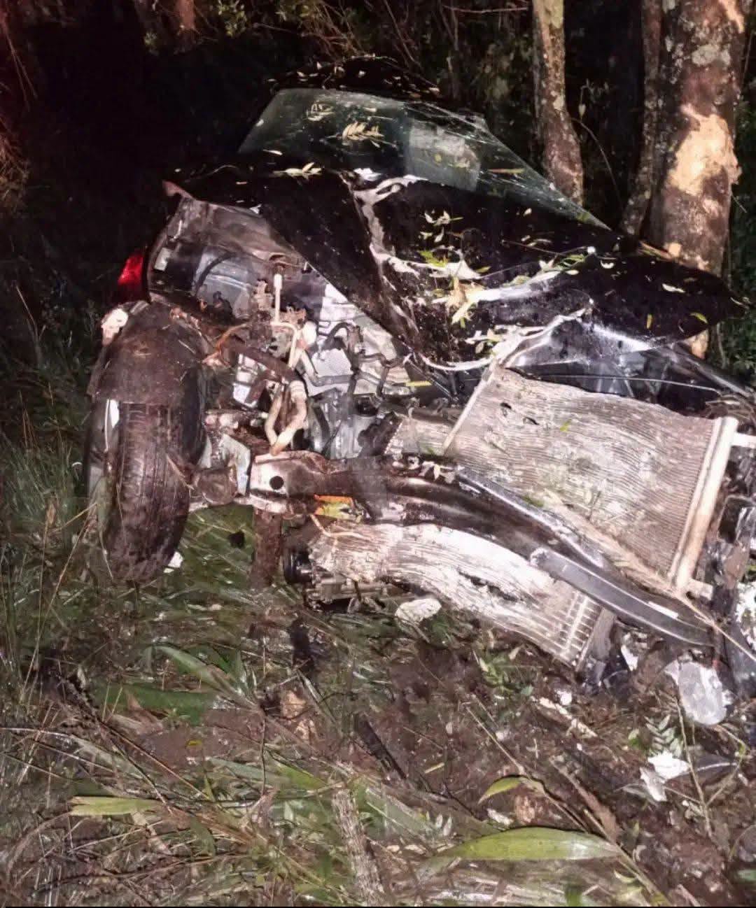 Capa Motorista morre após carro sair da pista e atingir árvores na ERS-569 em Palmeira das Missões