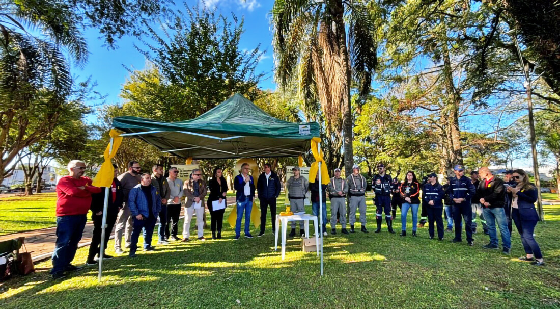 Capa Secretaria de Mobilidade Urbana de Palmeira das Missões realiza blitz educativa do Maio Amarelo em parceria com entidades locais