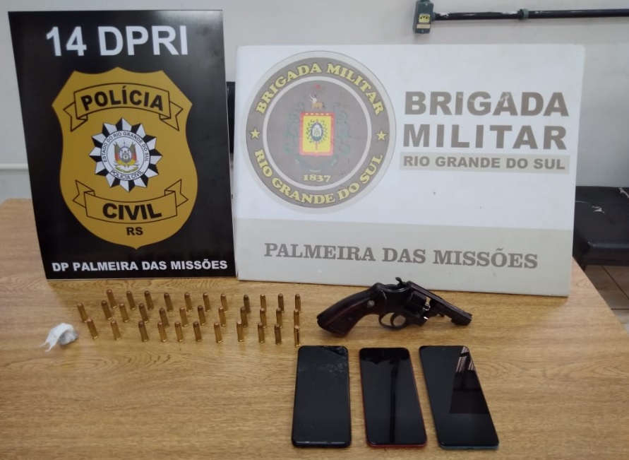 Capa Palmeira das Missões: homem é preso na área central do município