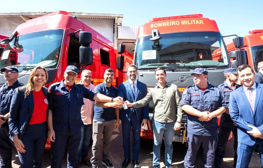 Capa Corpo de Bombeiros de Frederico Westphalen é contemplado com nova viatura