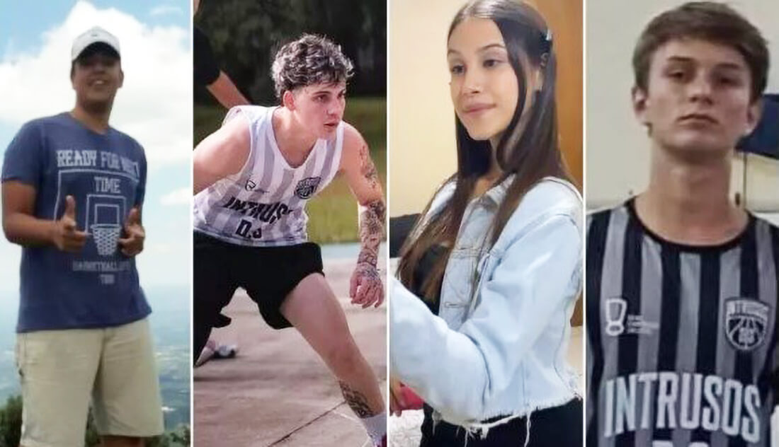Capa Famíliares e amigos se despedem de jovens mortos em acidente em Ronda Alta