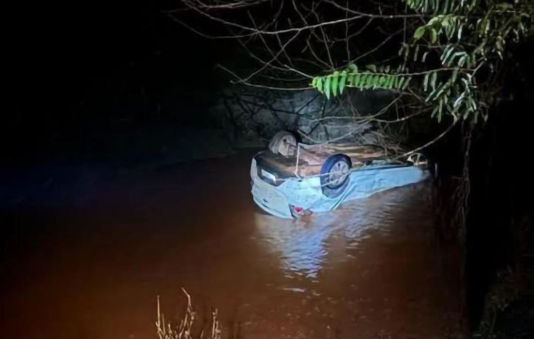 Capa Automóvel cai em rio e deixa um jovem morto no interior do município no Norte do RS