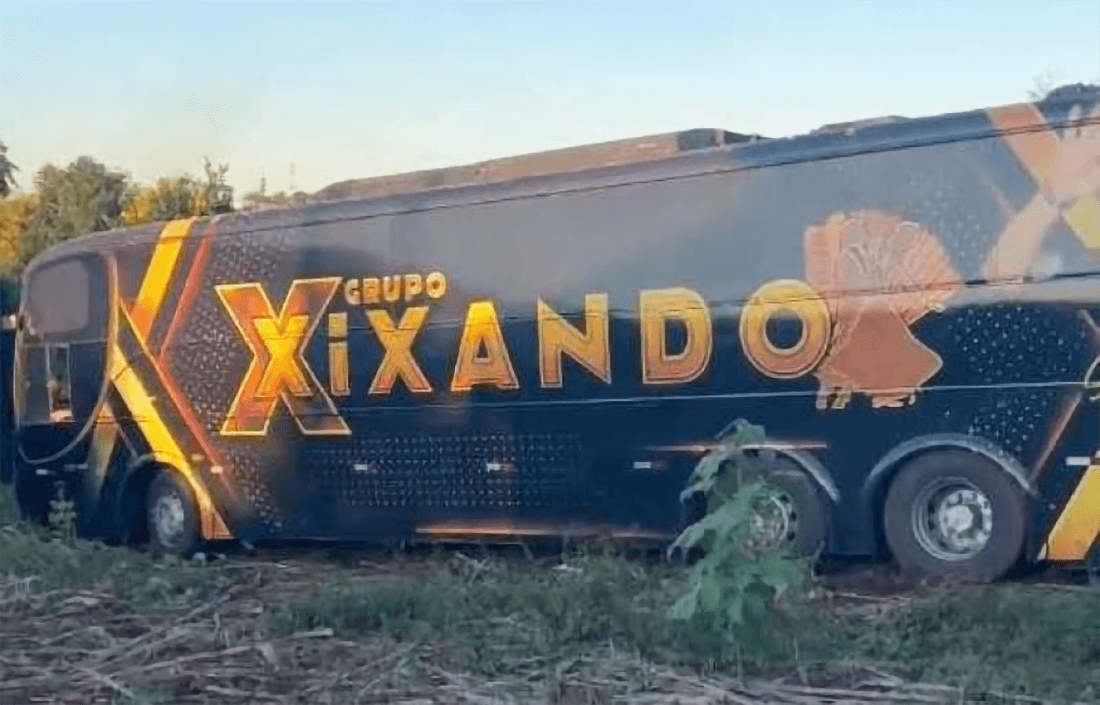 Capa Ônibus do Grupo Xixando sofre acidente em Guarani das Missões