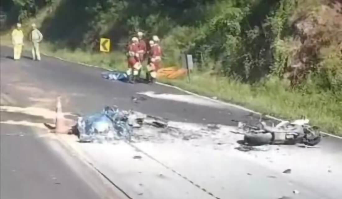Capa Acidente entre motocicletas deixa dois mortos na BR-386, em Pouso Novo