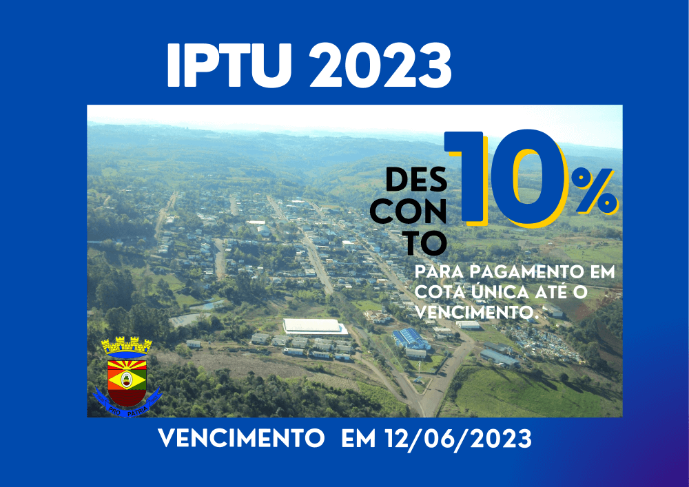 Capa Alpestre: carnês de IPTU vencem na segunda, 12