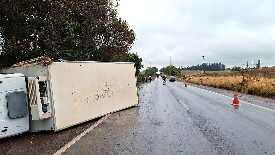 Capa Colisão grave na BR-285 entre Ijuí e Panambi deixa uma vítima fatal