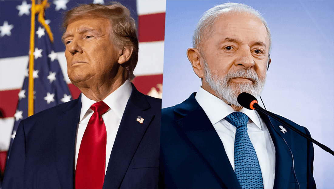 Capa Lula diz que responderá tarifa de 50% de Trump sobre o Brasil com reciprocidade