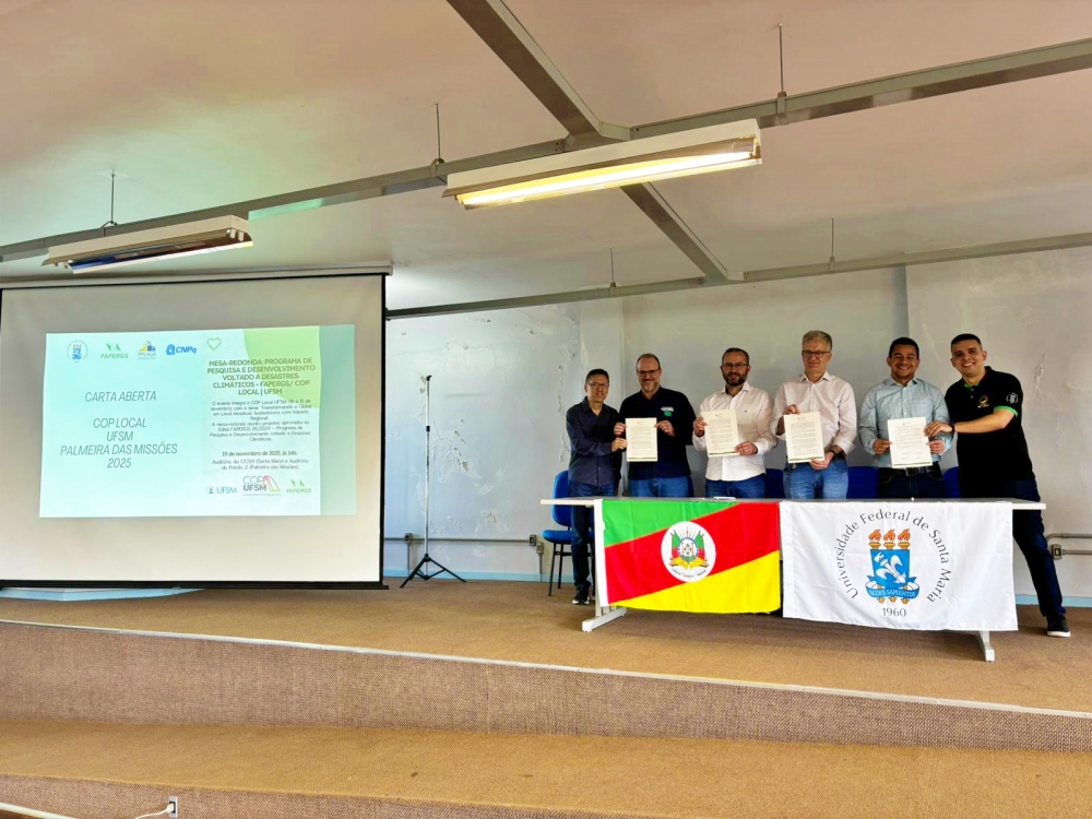 Capa Prefeitura de Palmeira das Missões participa de assinatura de carta por ação climática em evento da COP Local da UFSM