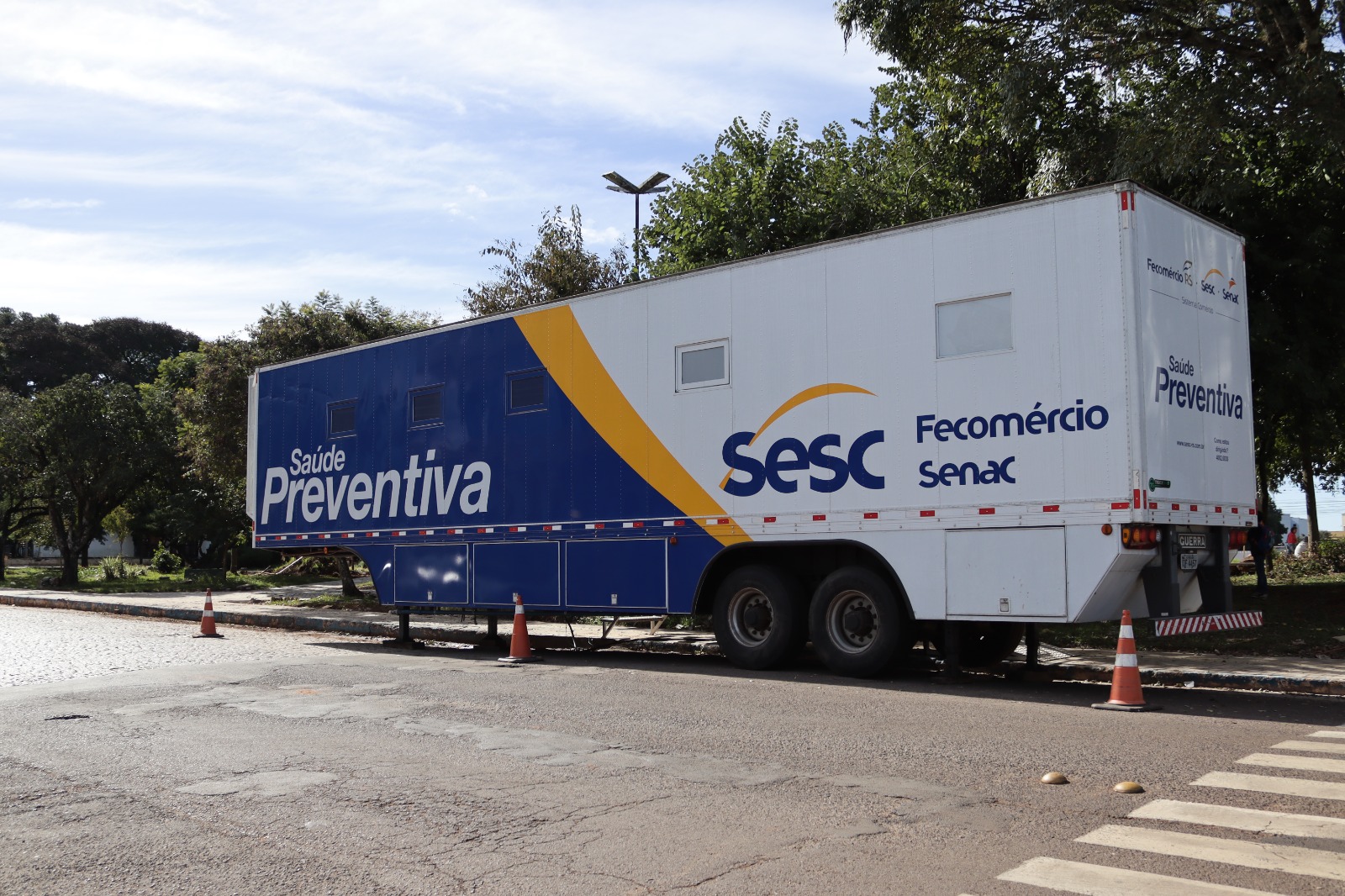 Capa Palmeira das Missões: parceria entre Prefeitura Municipal, Sindilojas, SESC traz serviços de saúde gratuitos à população