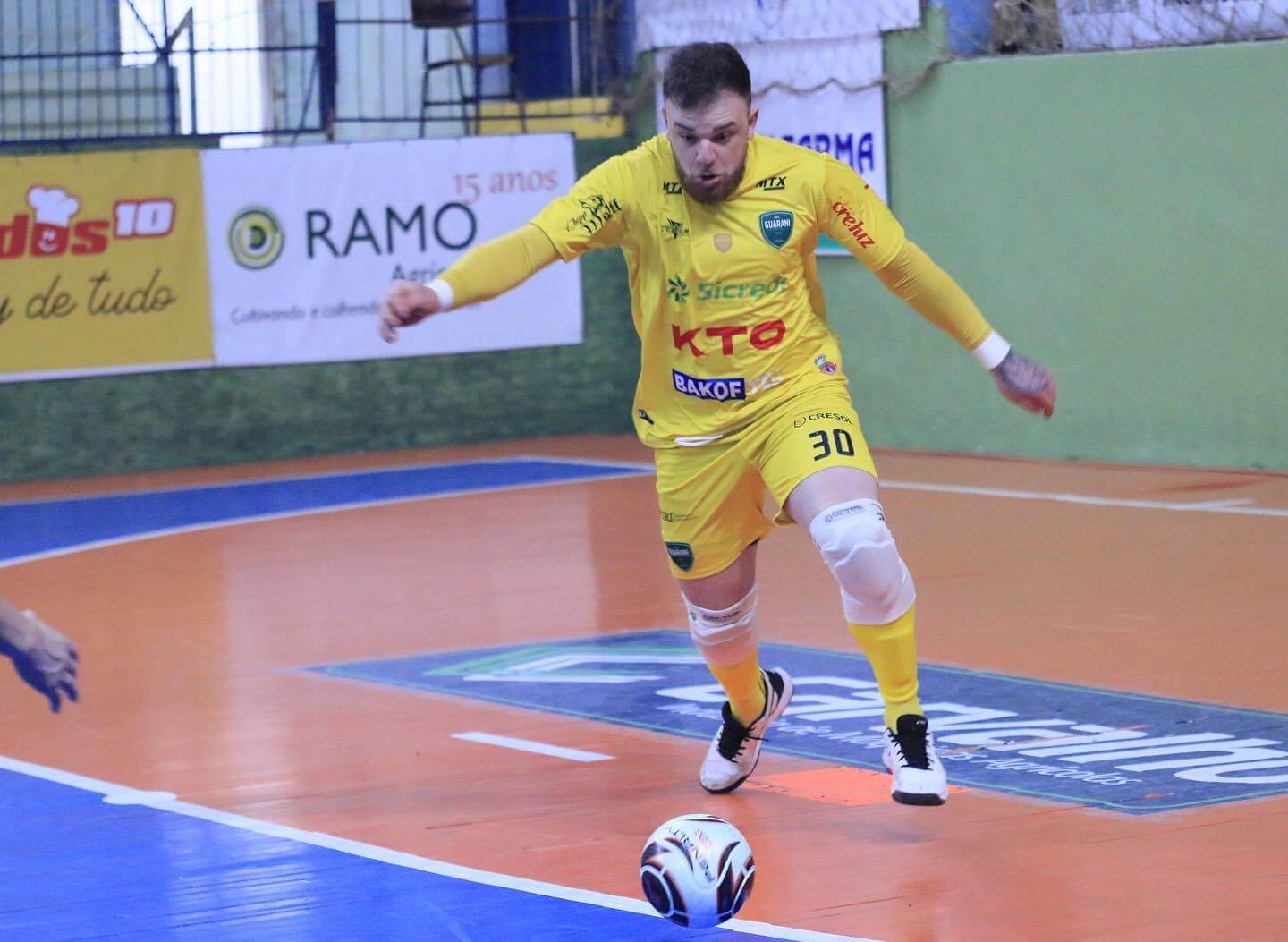 Capa Guarani Futsal deixa escapar vitória em Lagoa Vermelha