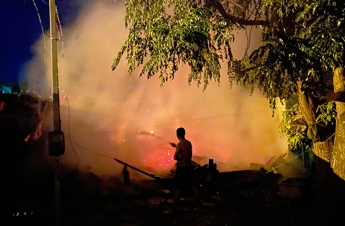 Capa Incêndio destrói residência em Erval Seco