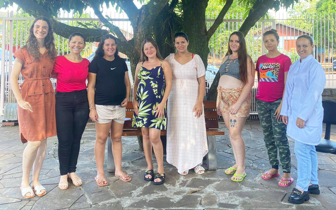 Capa ESF 4 realiza encontro de gestantes em Ametista do Sul