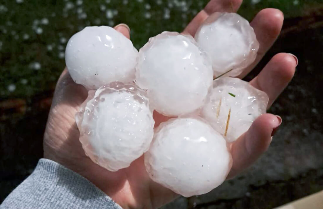 Capa Forte granizo causa estragos em diversos municípios gaúchos