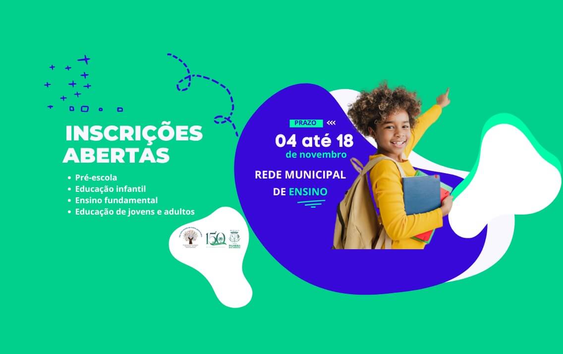 Capa Rede Municipal de Ensino de Palmeira das Missões segue com inscrições para matrículas de 2025