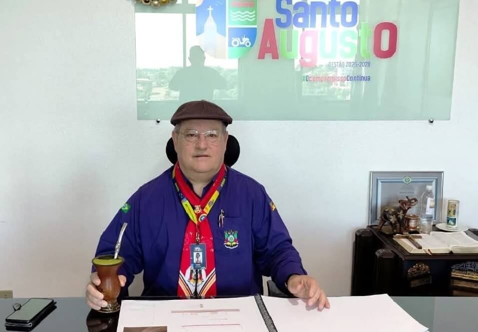 Capa Vice-prefeito Dilmar Mattioni assume a Prefeitura de Santo Augusto
