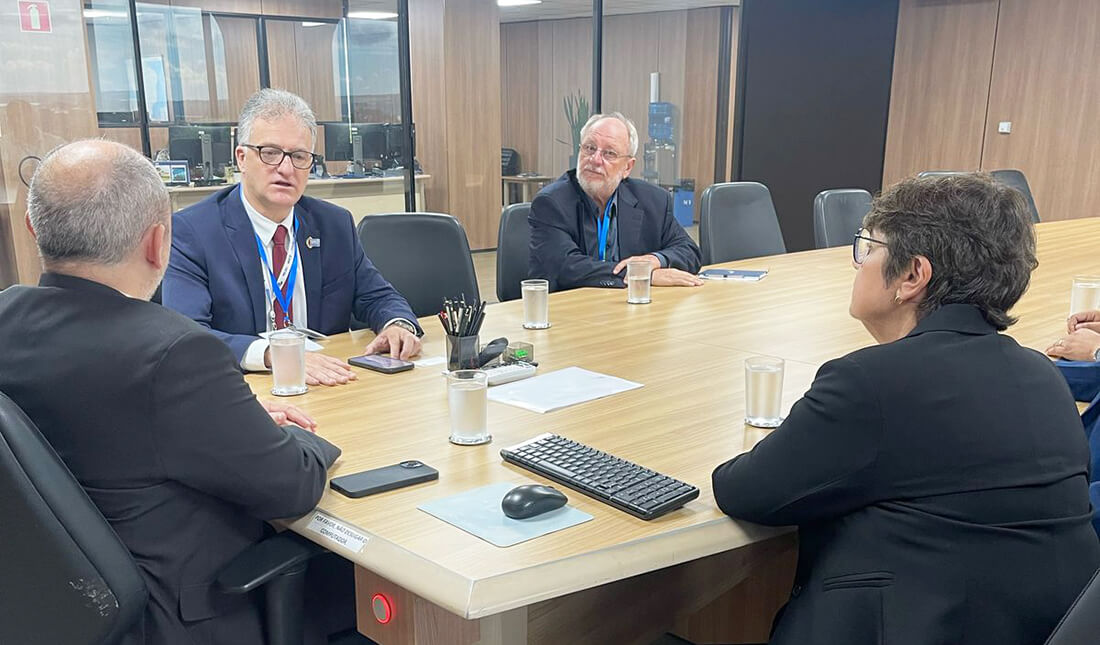 Capa Palmeira das Missões reforça defesa da Ferrovia Norte-Sul em reunião no Ministério dos Transportes