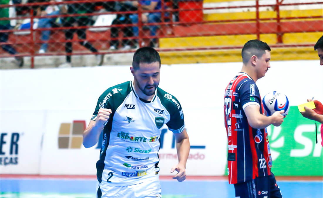 Capa Guarani Futsal vence Uruguaianense e conquista vantagem na final da Copa dos Pampas