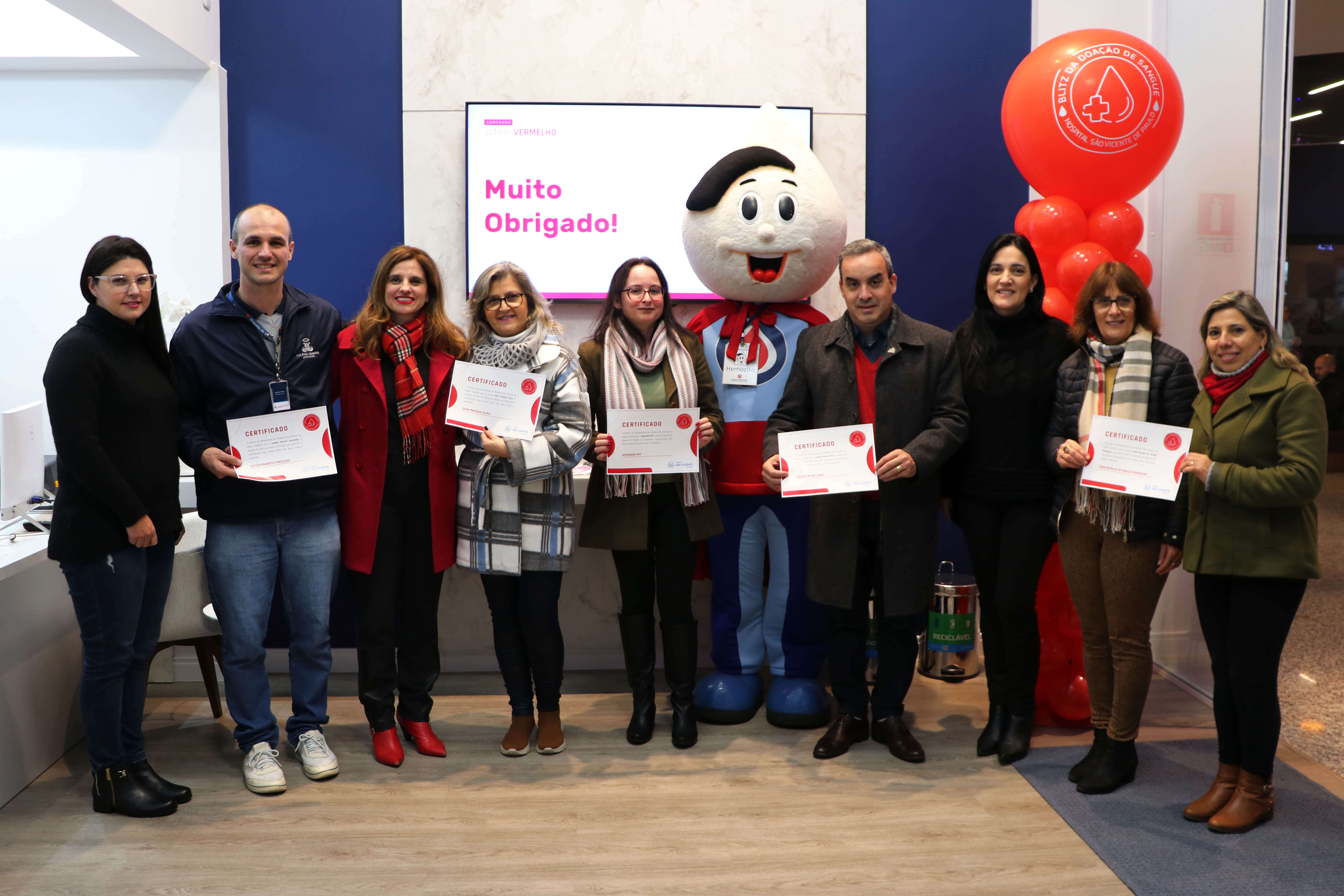 Capa Serviço de Hemoterapia comemora resultados de campanha realizada nas escolas