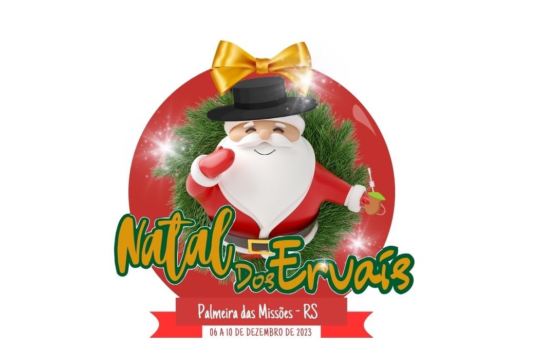 Capa Palmeira das Missões anuncia programação do Natal dos Ervais de 2023