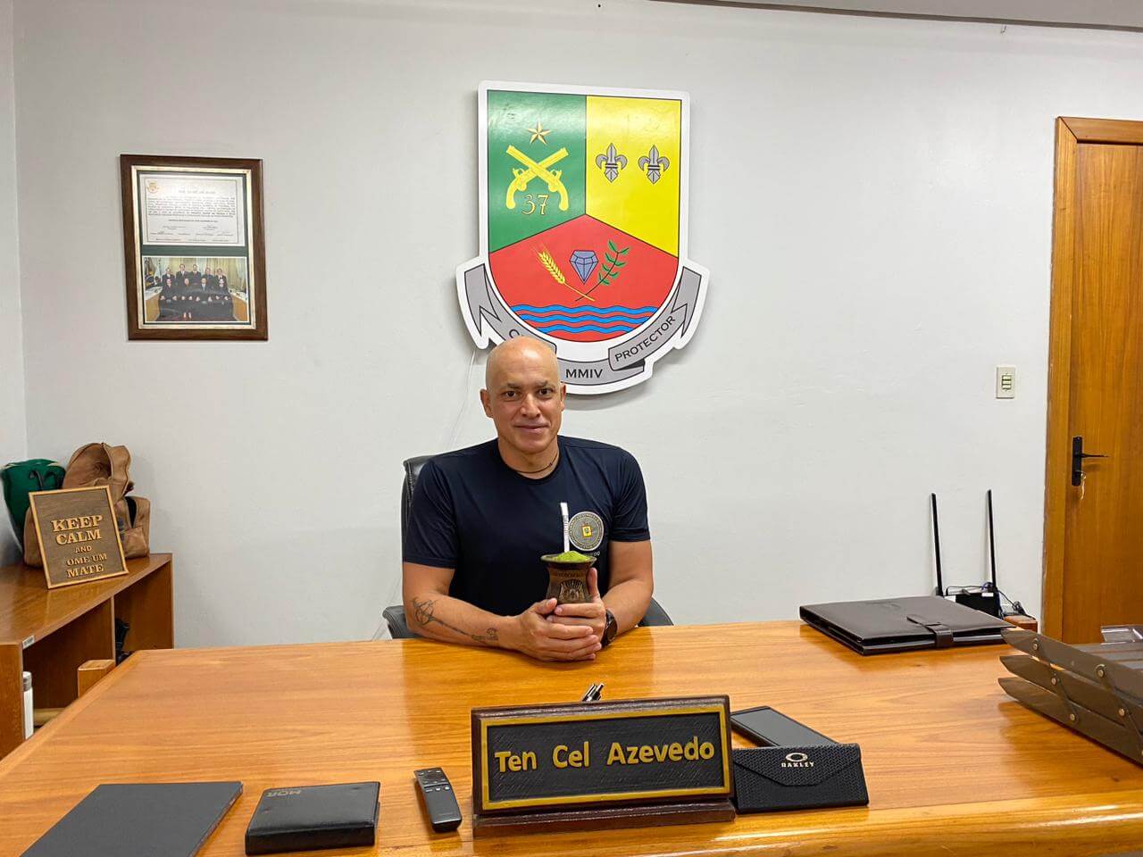 Capa Tenente-coronel Azevedo assume comando do 37º BPM