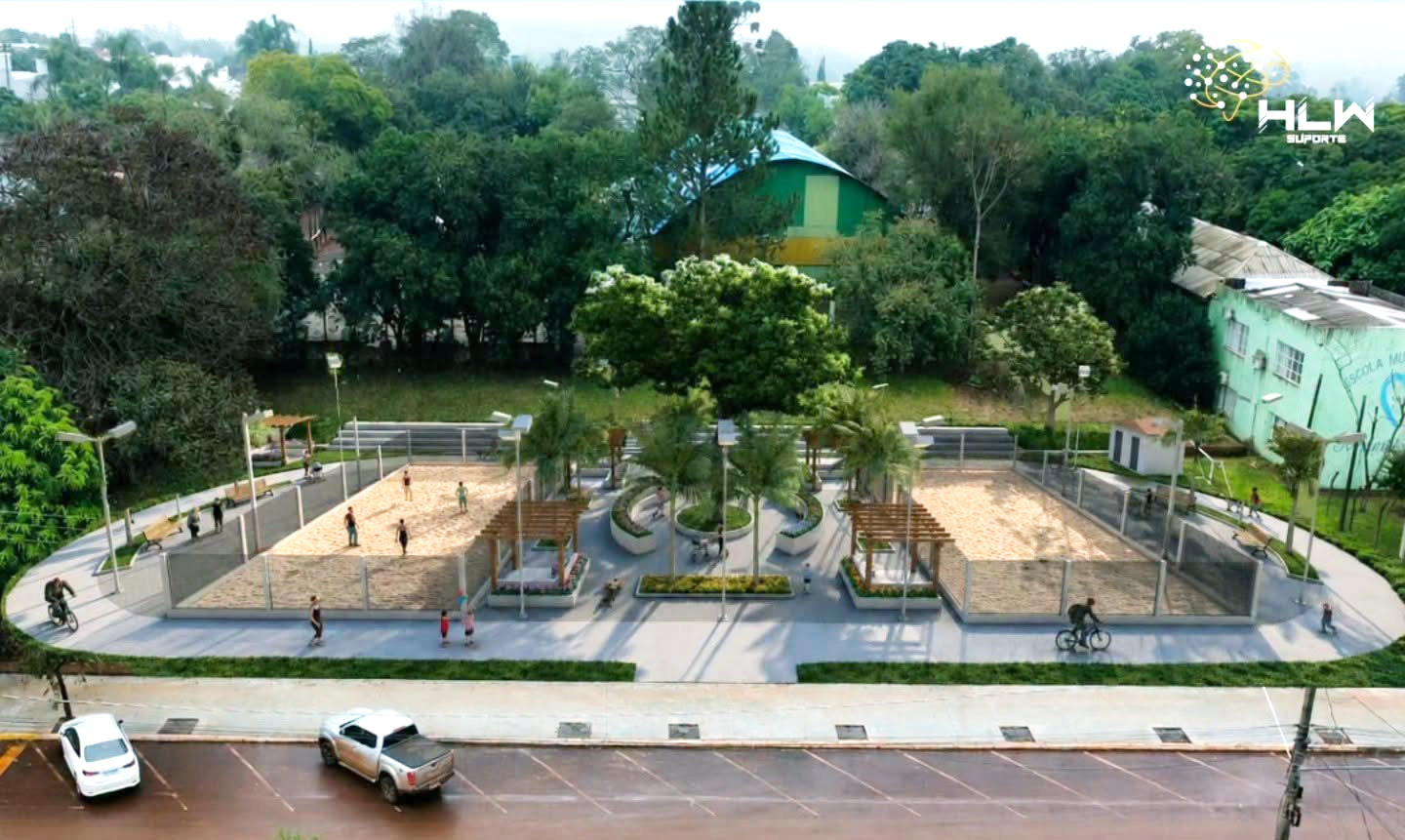 Capa Município de Humaitá inicia construção de nova praça pública