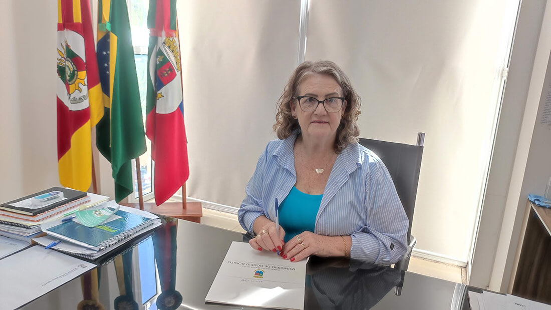 Capa Marcia Vedana assume a prefeitura de Rodeio Bonito e fiscaliza cronograma de obras