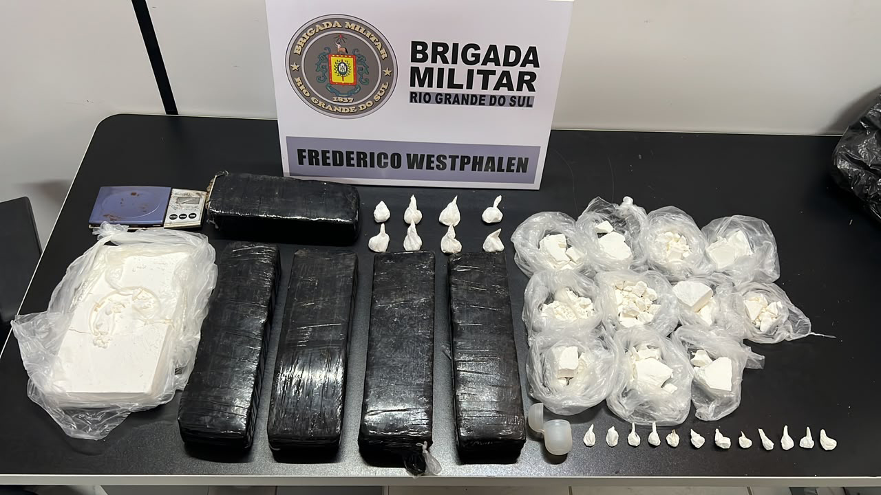Capa Brigada Militar prende homem por tráfico de drogas em Frederico Westphalen