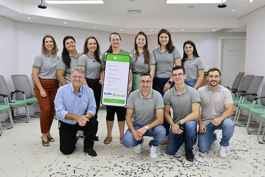 Capa Associada da Sicredi Conexão em Erval Seco recebe R$ 34 mil em sorteio do Seguro de Vida