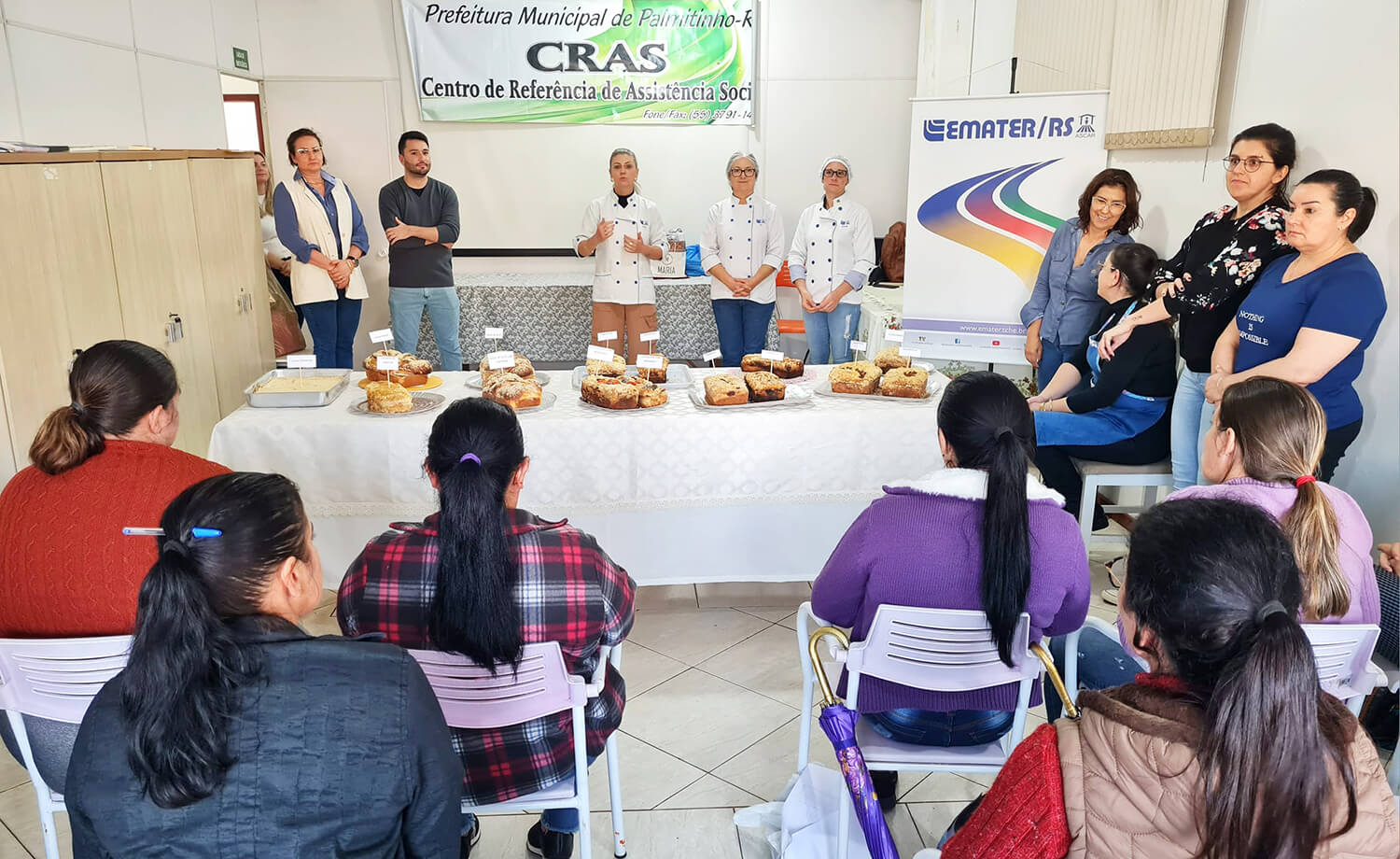 Capa Emater/RS-Ascar realiza Curso de Cucas em Palmitinho