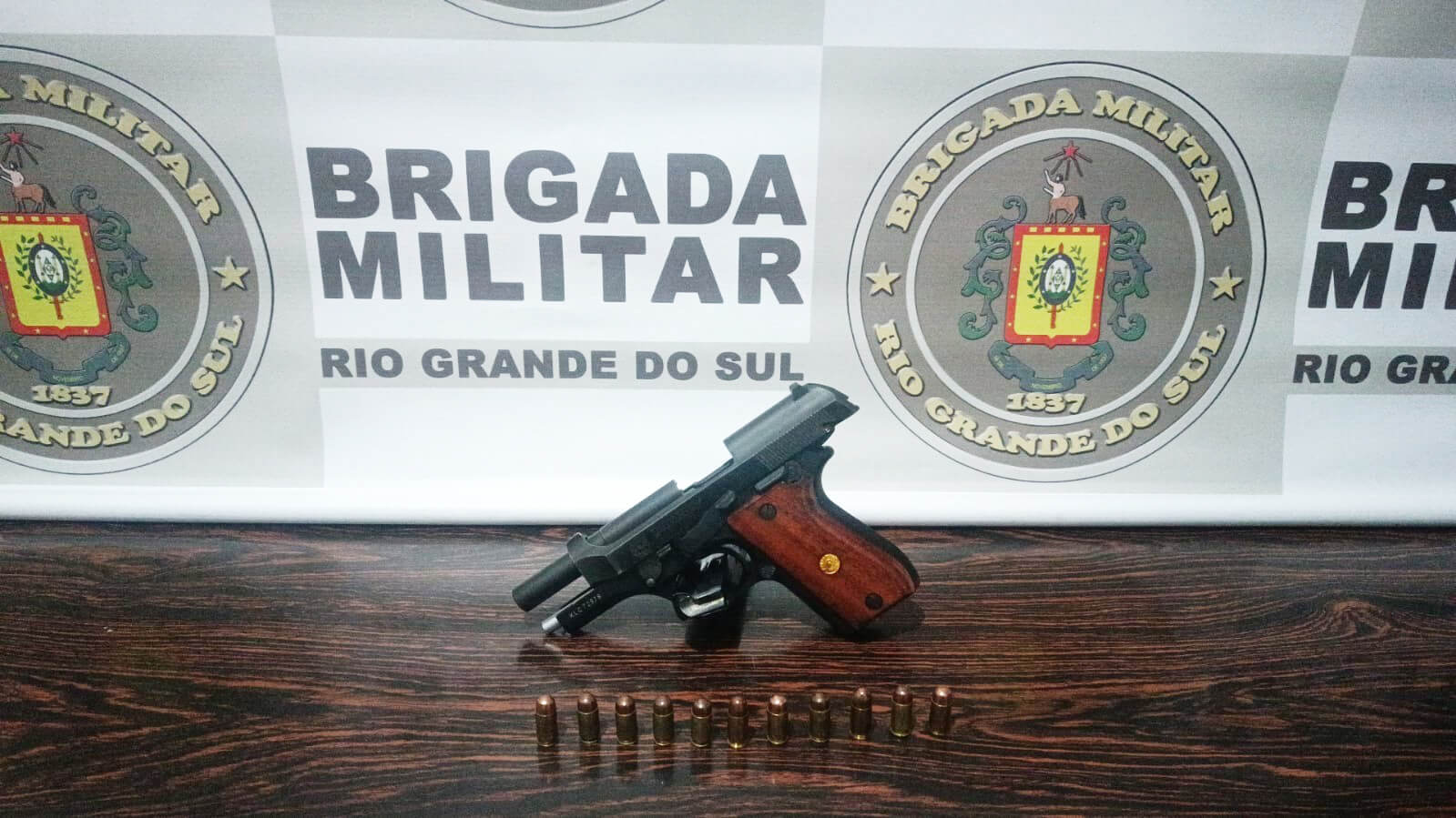 Capa Brigada Militar prende homem por porte ilegal de arma de fogo em Boa Vista das Missões