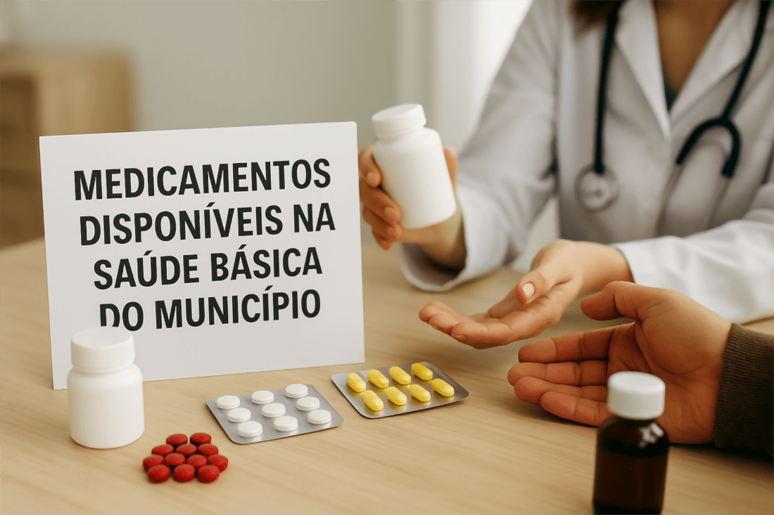 Capa Acesso a medicamentos no SUS é garantido por meio da Atenção Básica e Farmácia Especializada em FW