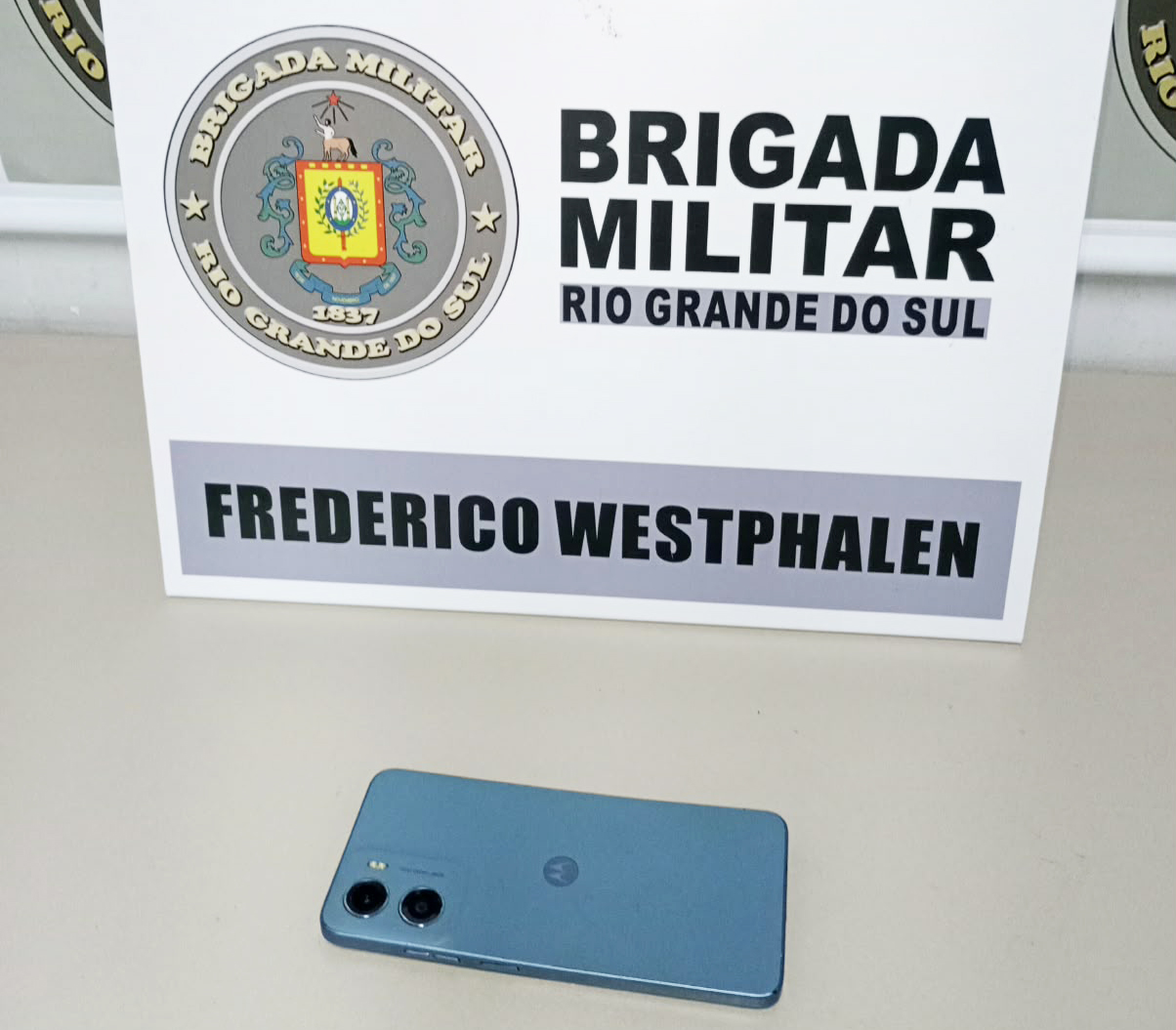 Capa Brigada Militar prende jovem por roubo de celular no Centro de Frederico Westphalen