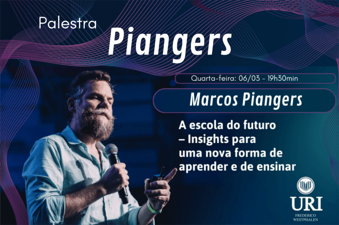 Capa Encerrado o primeiro lote de ingressos para palestra com Piangers em Frederico Westphalen
