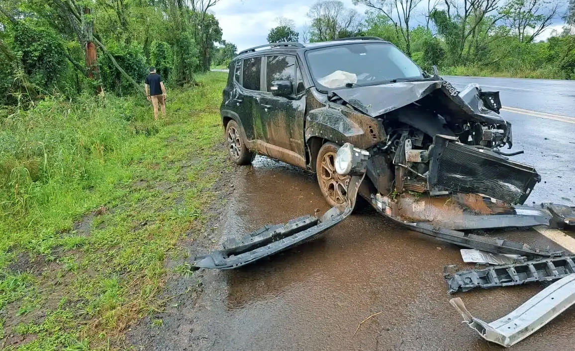 Capa Três acidentes são registrados na BR-285, entre Ijuí e Panambi