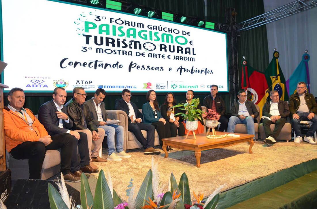 Capa Fórum de Paisagismo e Turismo Rural em Ametista do Sul atrai cerca de 500 pessoas