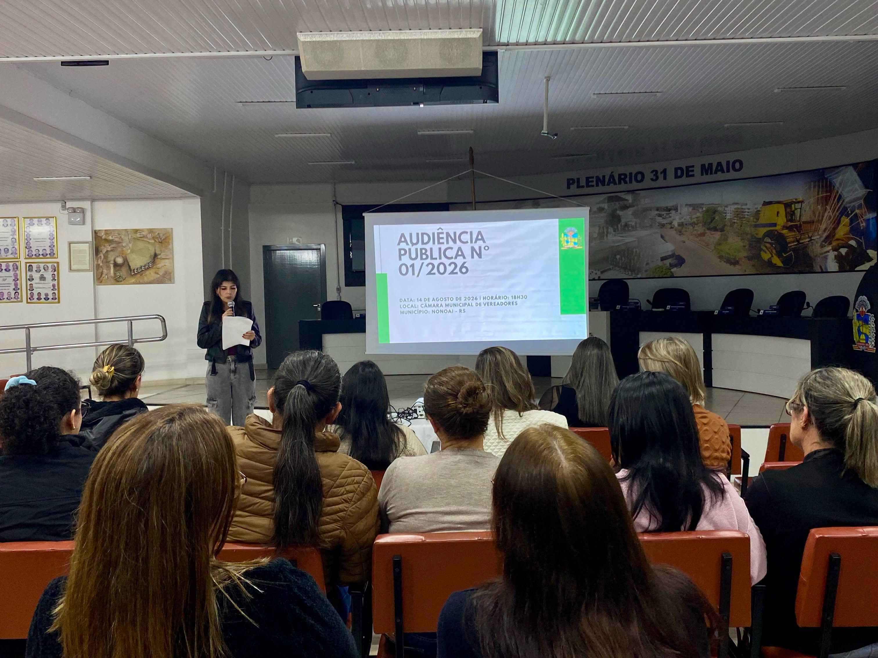 Capa Nonoai realiza audiência pública para avaliar diagnóstico do Plano Municipal de Educação