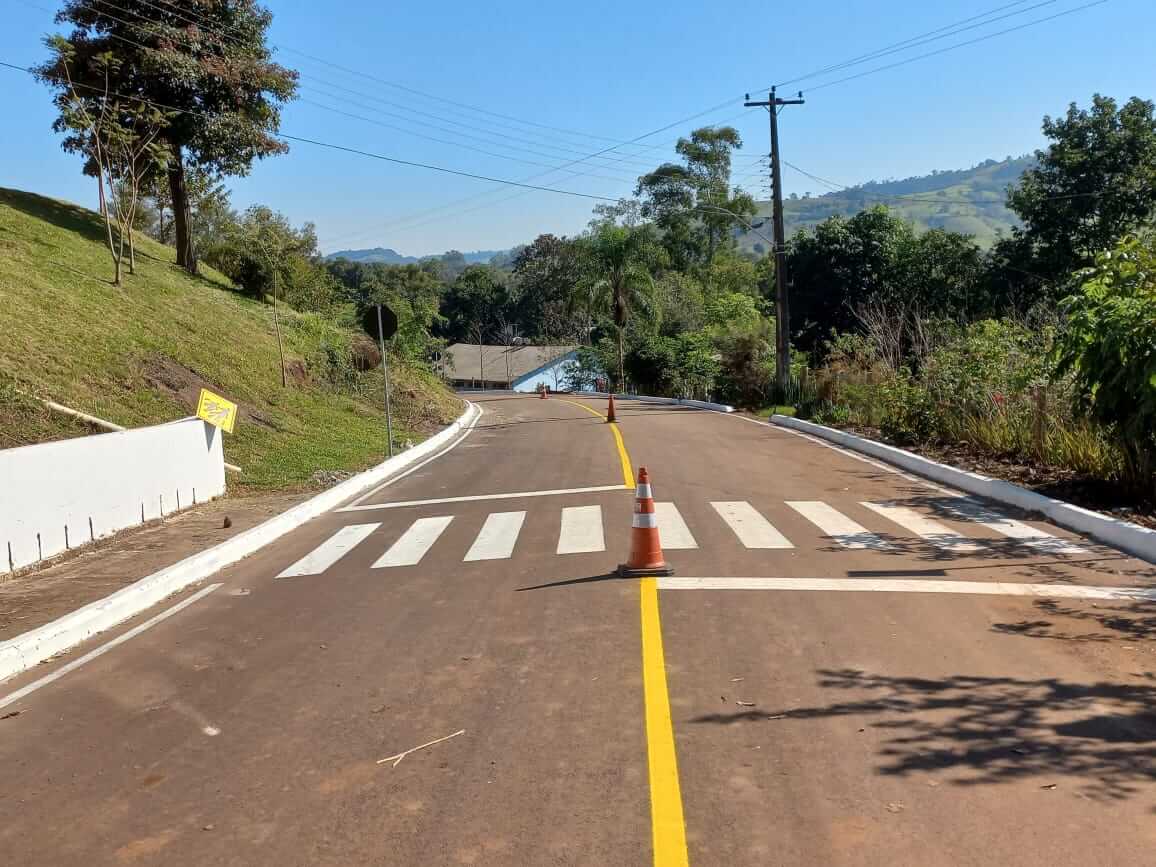 Capa Pavimentação asfáltica na Linha Mendes é concluída em Caiçara