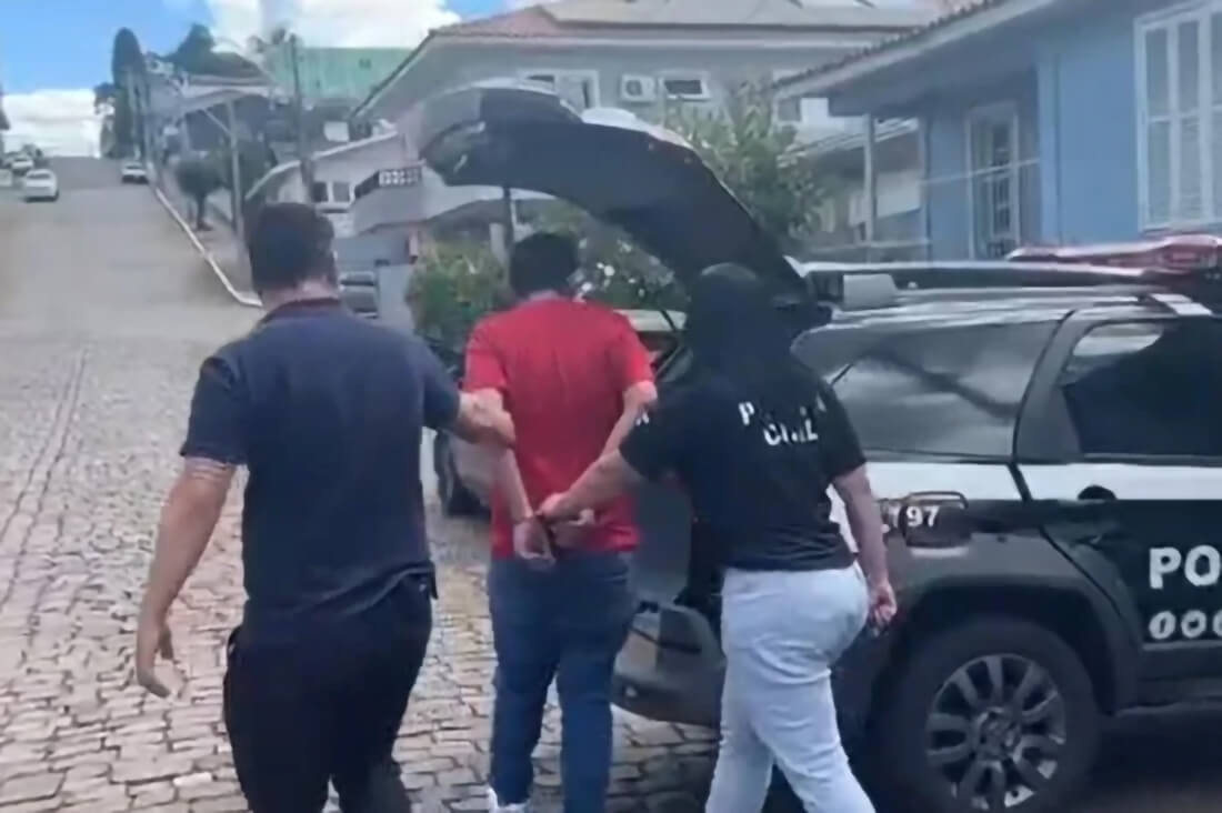 Capa Suspeito de atear fogo em ex-companheira é preso no RS